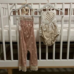 Boho set- onesie and jumpsuit